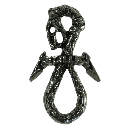 Metallica Snake Pin Badge Pewter Pin Badge