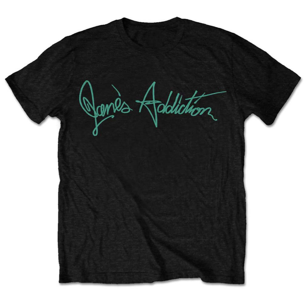 Janes Addiction Script Slim Fit T-shirt