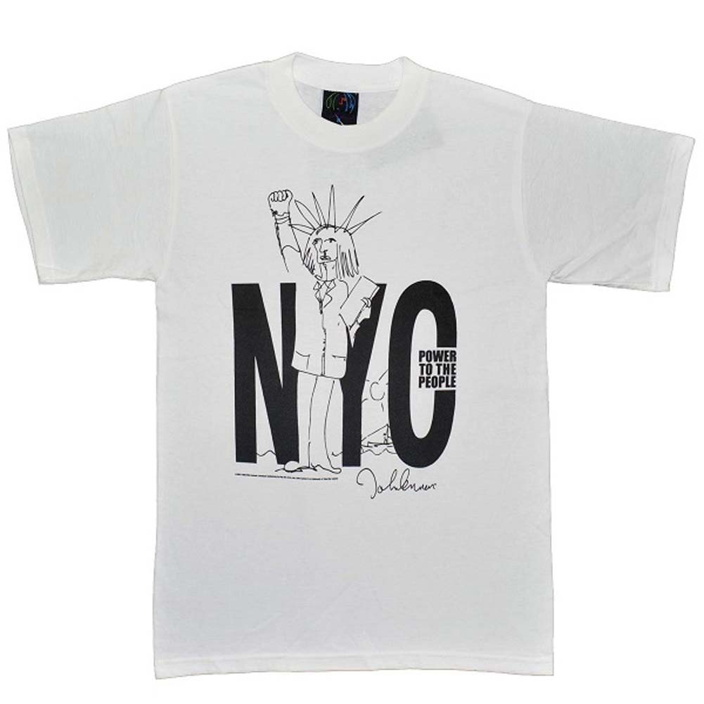John Lennon NYC Power to the People (Back Print) T-shirt