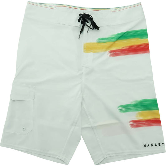 Bob Marley Paint Splatter Board Shorts