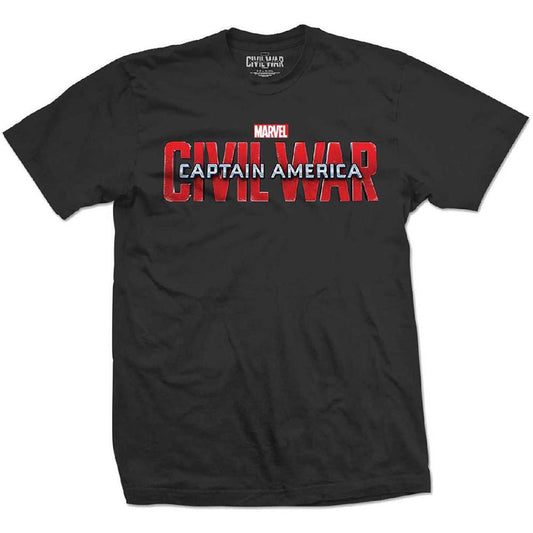 Captain America Civil War Movie Logo T-shirt