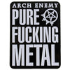 Pure Fucking Metal Pewter Pin Badge
