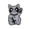 Kvlt Cat Pewter Pin Badge