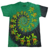 Irish Spiral Bears Tie Dye T-shirt