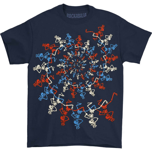 Grateful Dead Grateful Dead USA Spiral Skeletons T-shirt