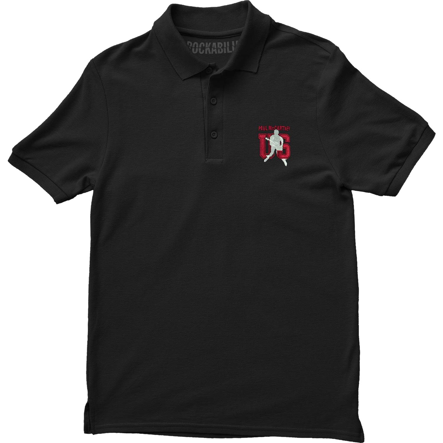 US Logo Embroidered Polo Polo Shirt