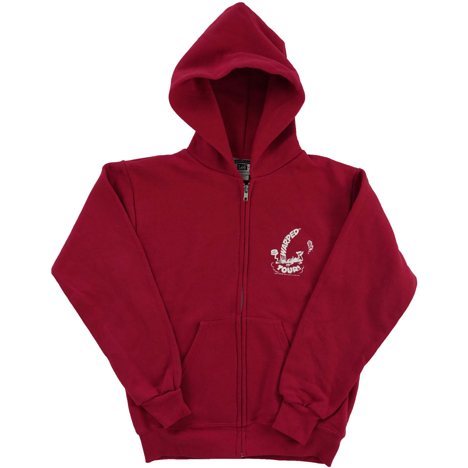 Van's Warped Tour 2001 Zippered Hooded Sweatshirt