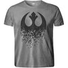 Episode VIII Rebel Logo Splintered Vintage T-shirt