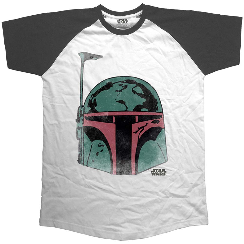 Star Wars Boba Head Raglan Short Sleeve