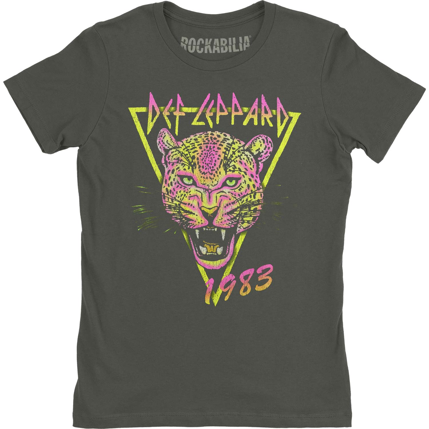 Neon Leopard Cat Junior Top