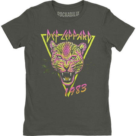 Neon Leopard Cat Junior Top