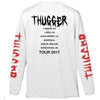 Thugger Skull (Back & Sleeve Print) Long Sleeve