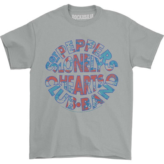 Beatles Lyrics By Lennon & McCartney Union Jack Logo T-shirt