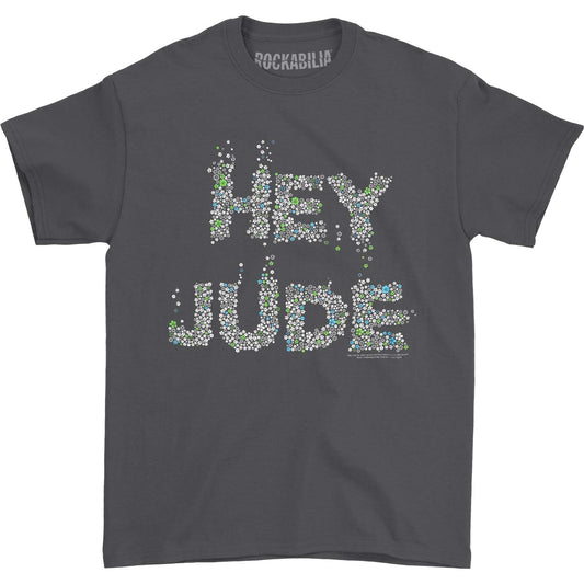 Beatles Lyrics By Lennon & McCartney Hey Jude Flowers T-shirt