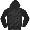 Zippered Hooded Sweatshirt