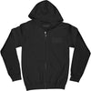 Zippered Hooded Sweatshirt