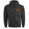 Logo (Back Print) Zippered Hooded Sweatshirt