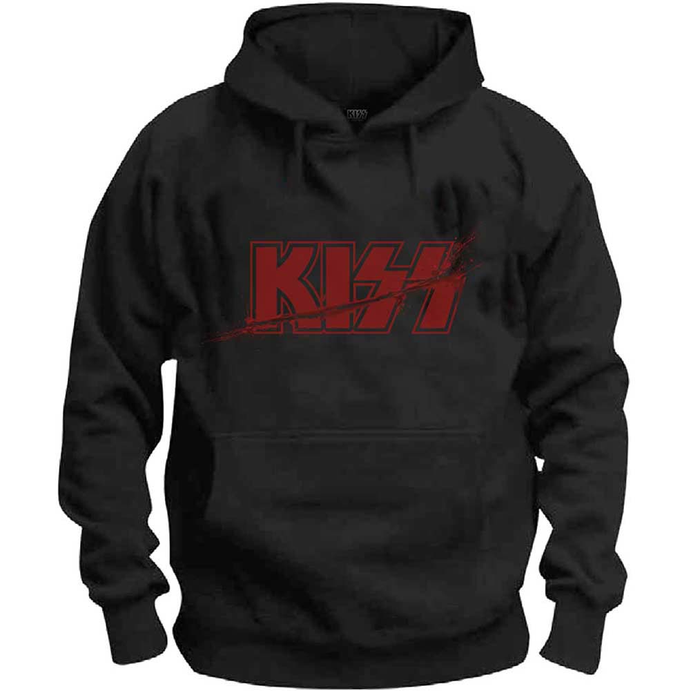KISS Slashed Logo Hooded Sweatshirt