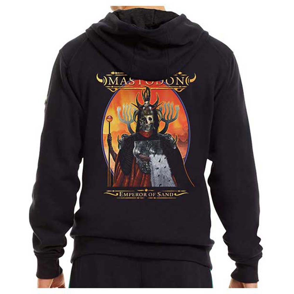 Mastodon Emperor of Sand (Back Print/Ex Tour) Zippered Hooded Sweatshirt