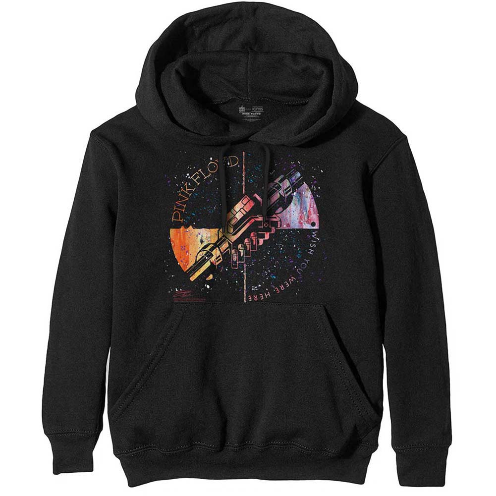 Pink Floyd Machine Greeting Orange Hooded Sweatshirt