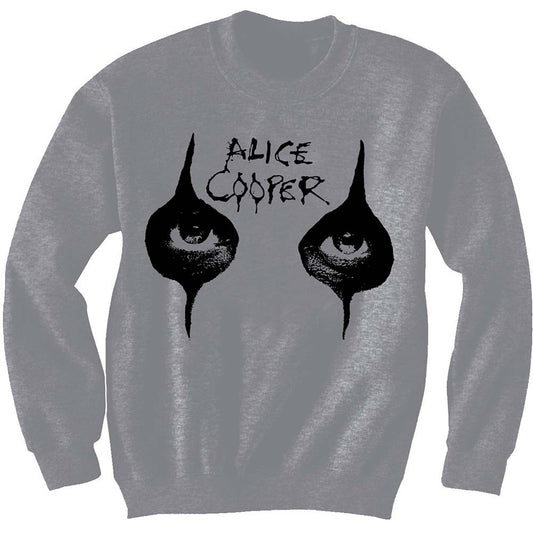 Alice Cooper Alice Cooper Eyes with Puff Print Finishing Sweatshirt
