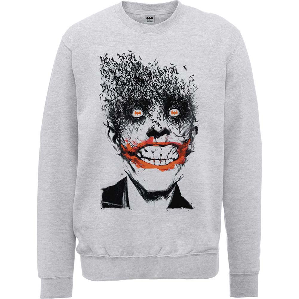 DC Comics Batman Joker Face of Bats Sweatshirt