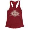 Silver Knovel Metal Seal Ladies Racer Tank Junior Top