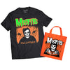 Happy Halloween T-shirt & trick or treat tote bag bundle T-shirt