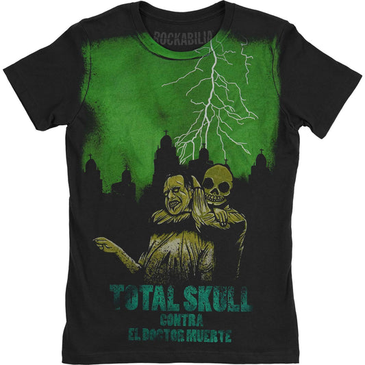 Total Skull (by Sheri Moon Zombie) Doctor Muerto Junior Top