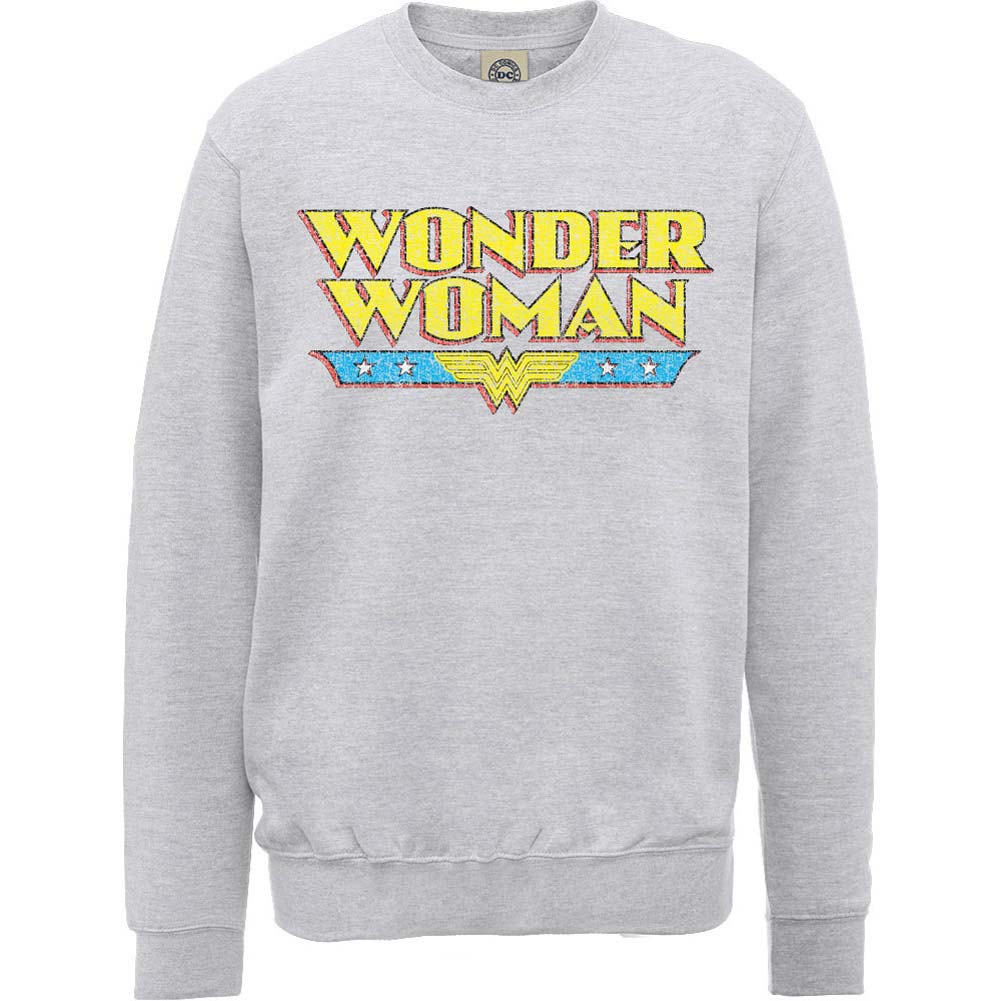 DC Comics Wonder Woman Logo Crackle Sweatshirt