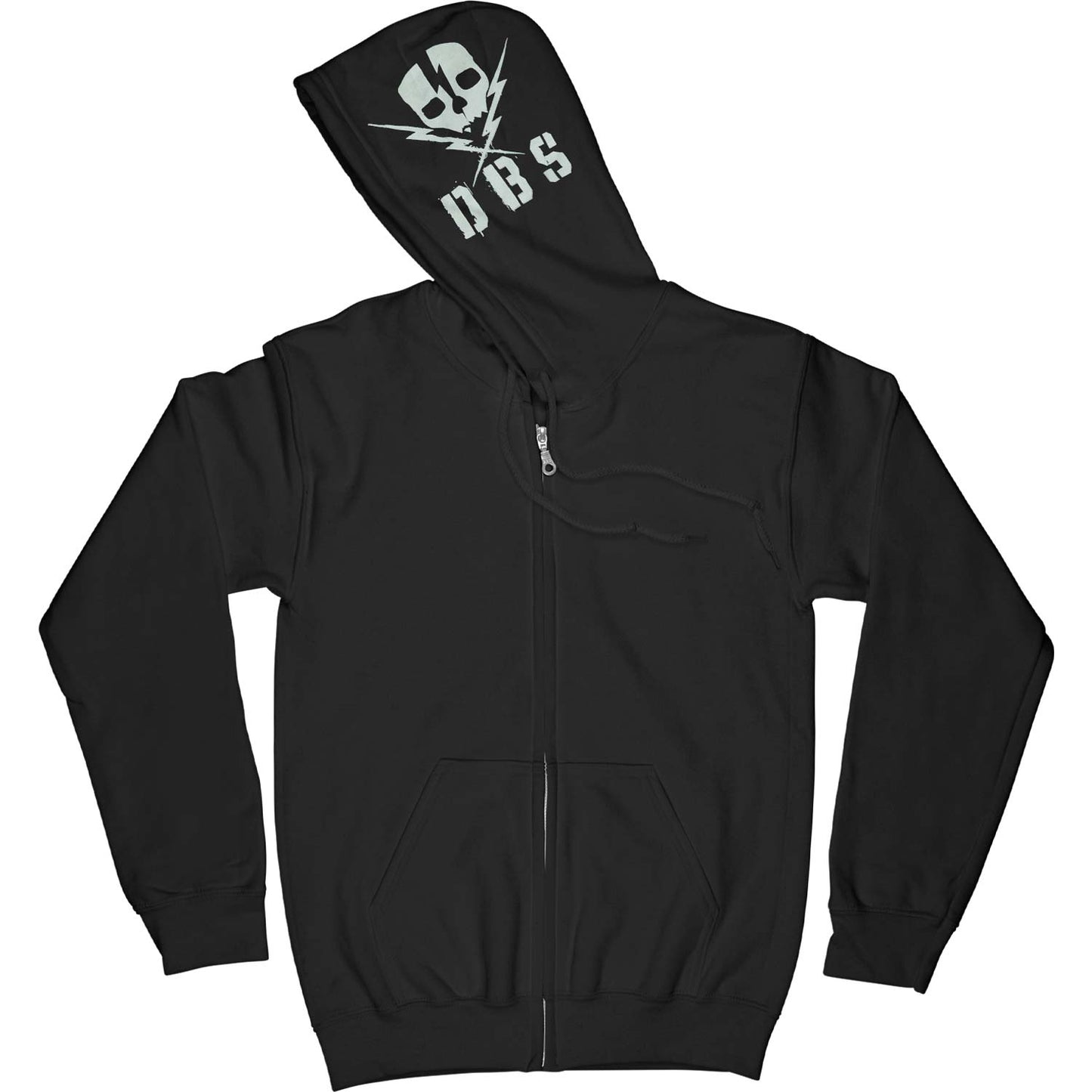 Death By Stereo Zippered Hooded Sweatshirt