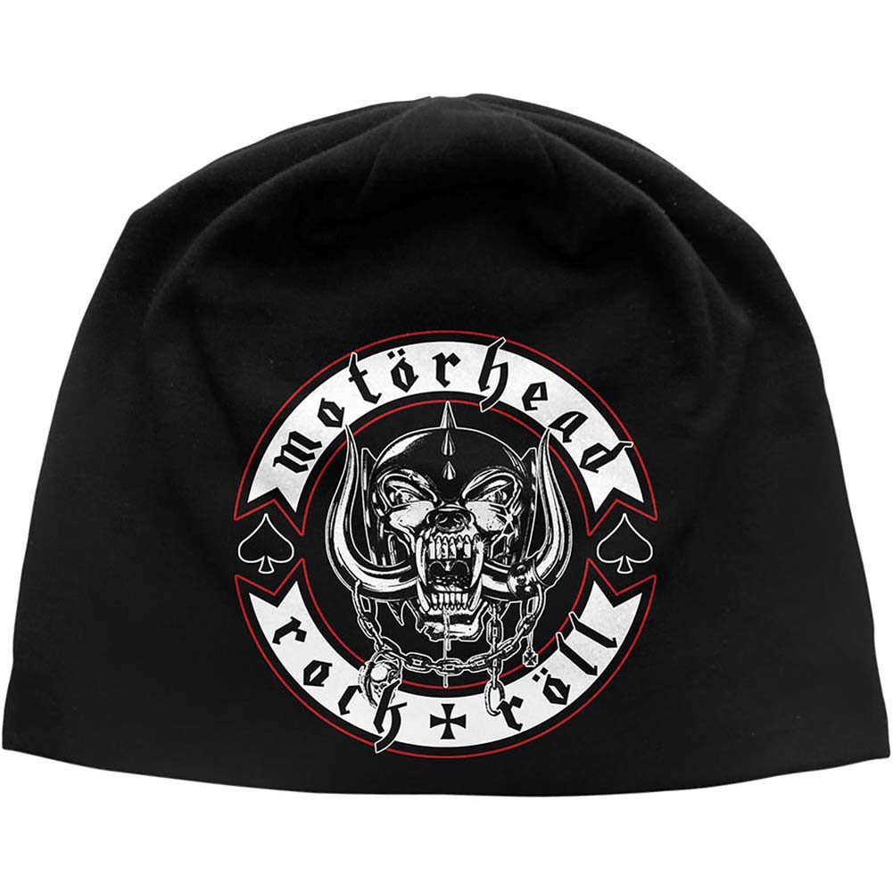 Motorhead Biker Badge Beanie