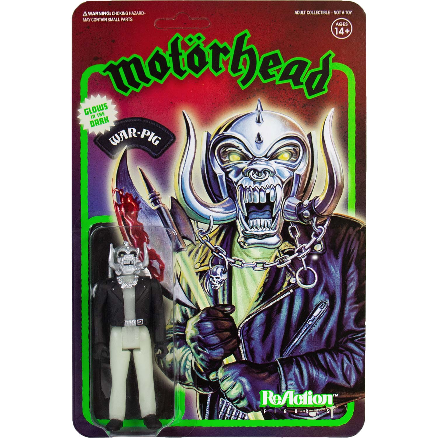 Super7 War-Pig (Glows In The Dark) 3.75" ReAction Figure Action Figure