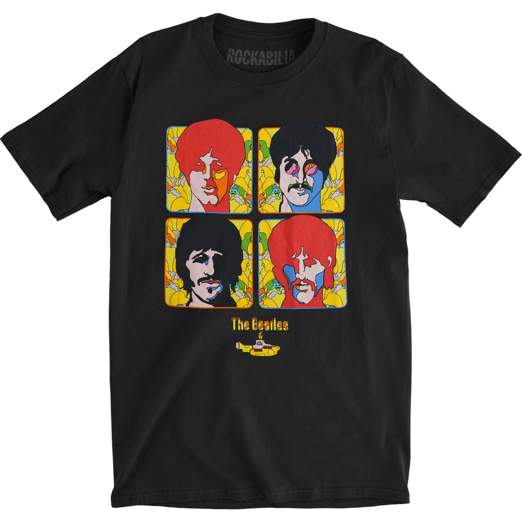 Beatles Sub 4 Portraits Slim Fit T-shirt