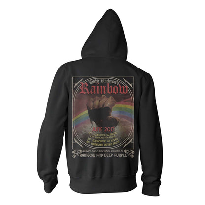 Rainbow Rainbow Event (tour 2017) Zippered Hooded Sweatshirt