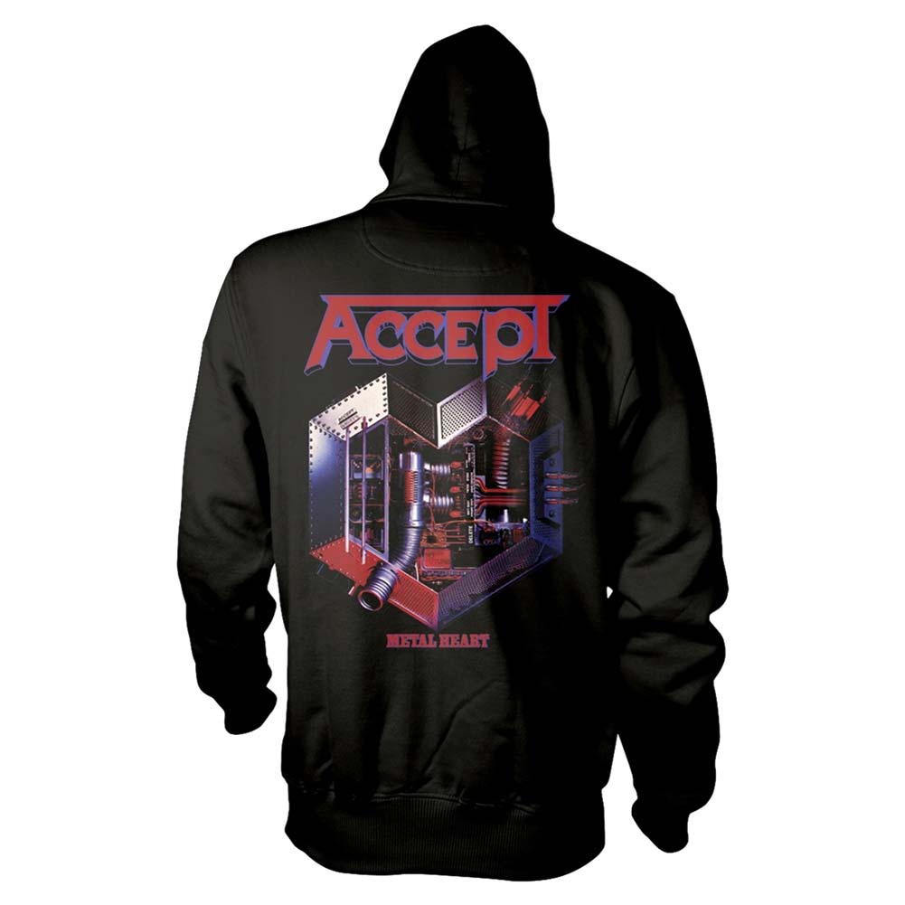 Metal Heart 1 Hooded Sweatshirt