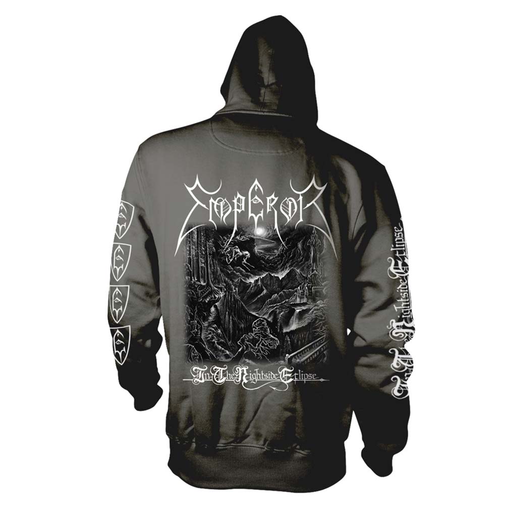 Emperor In The Nightside Eclipse (black And White) Hooded Sweatshirt ...