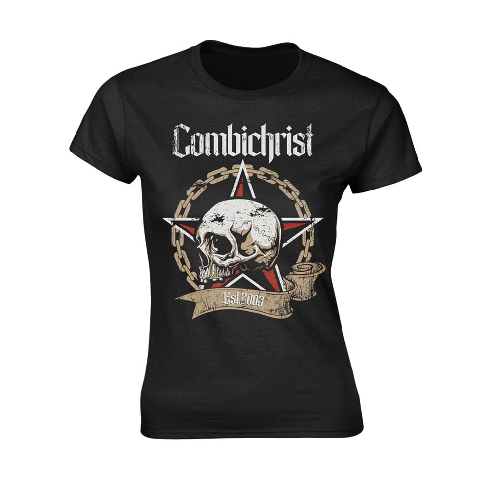 Combichrist Skull Womens T-shirt