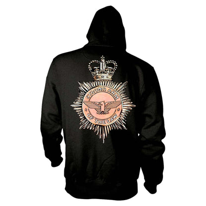 Saxon Strong Arm Of The Law Zippered Hooded Sweatshirt