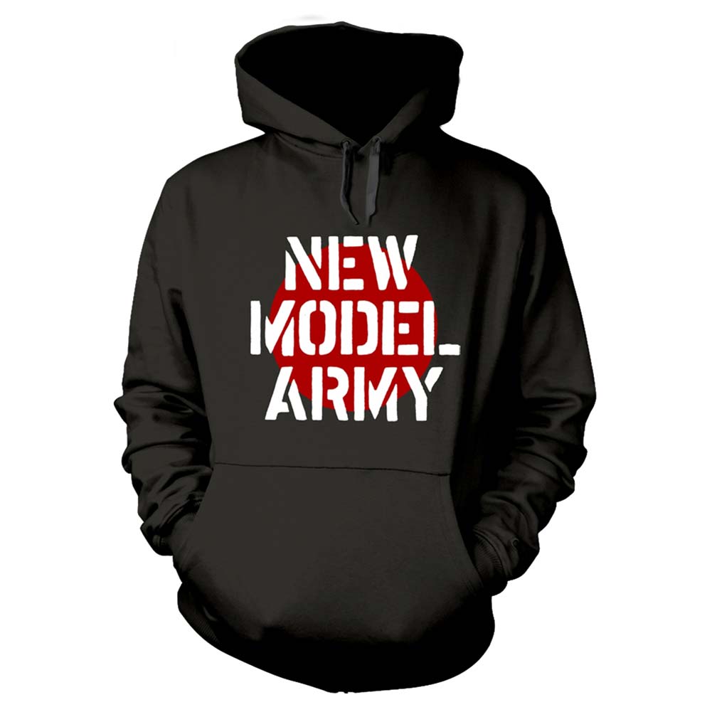 New Model Army Logo (black) Hooded Sweatshirt