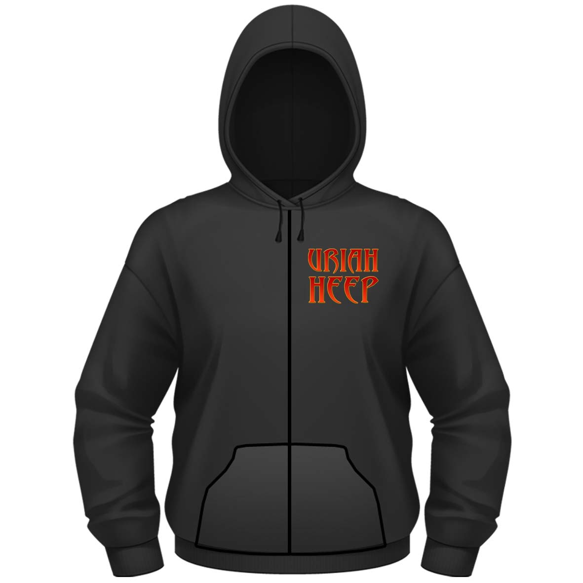 Uriah Heep Wake The Sleeper Zippered Hooded Sweatshirt