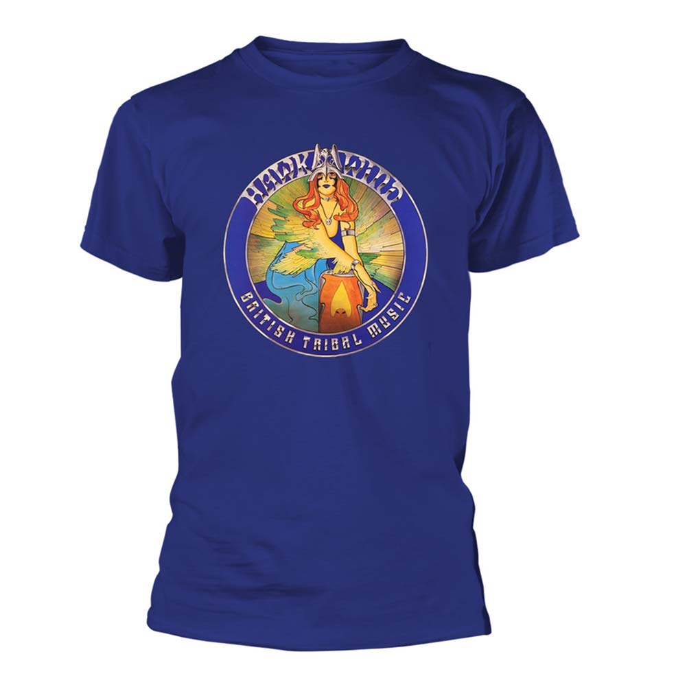 Hawkwind British Tribal Music (blue) T-shirt