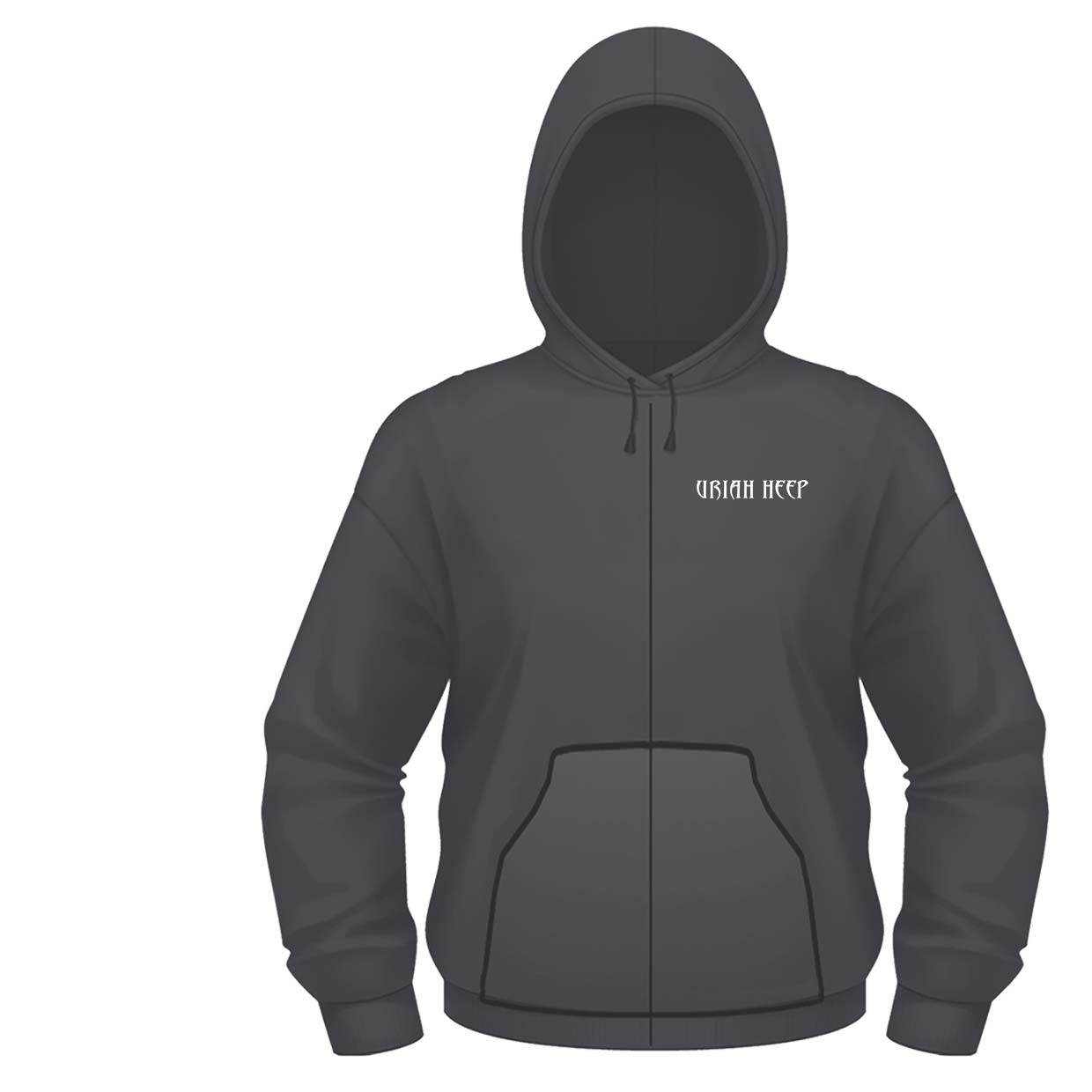 Uriah Heep Outsider Zippered Hooded Sweatshirt