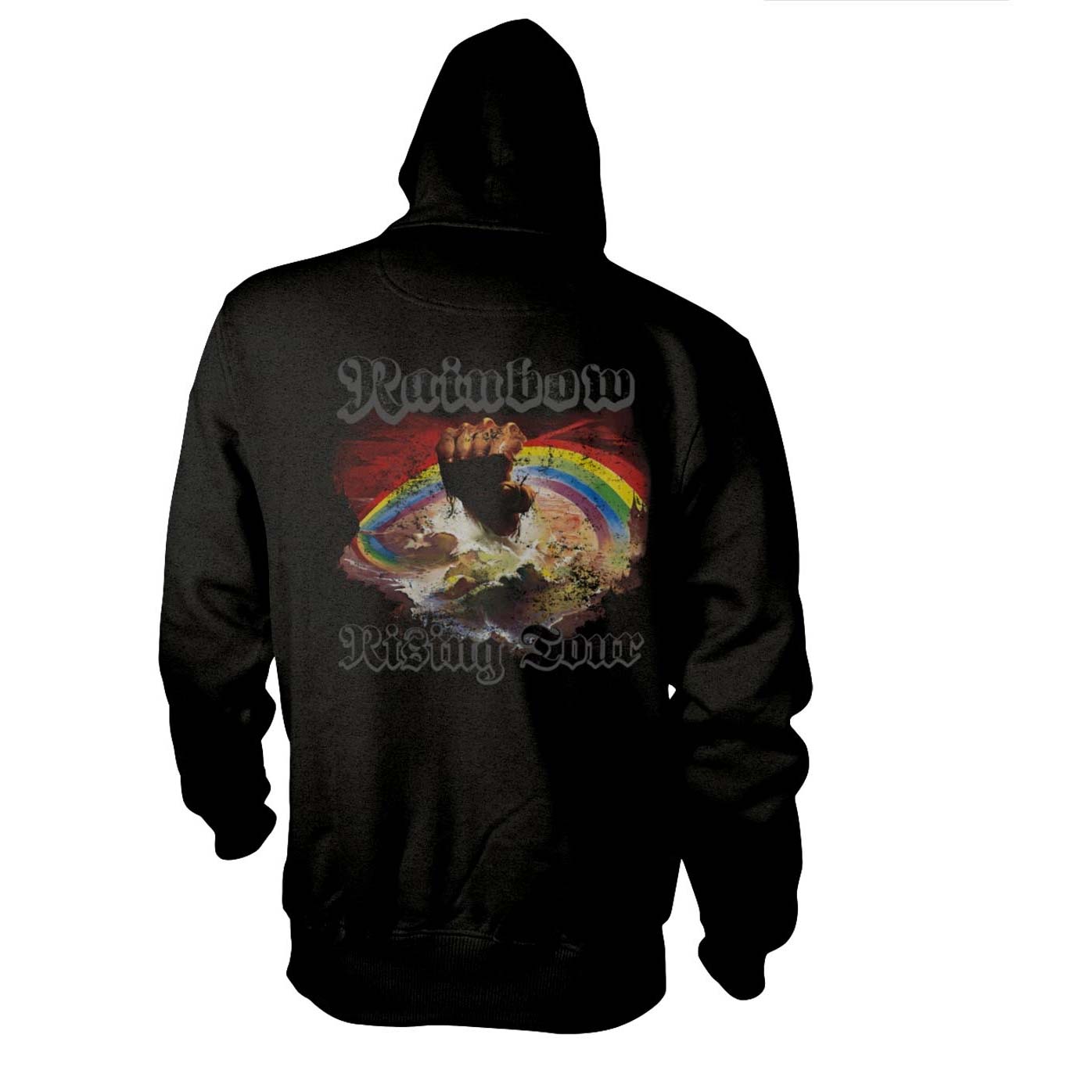 Rainbow Rising Tour 76 Zippered Hooded Sweatshirt