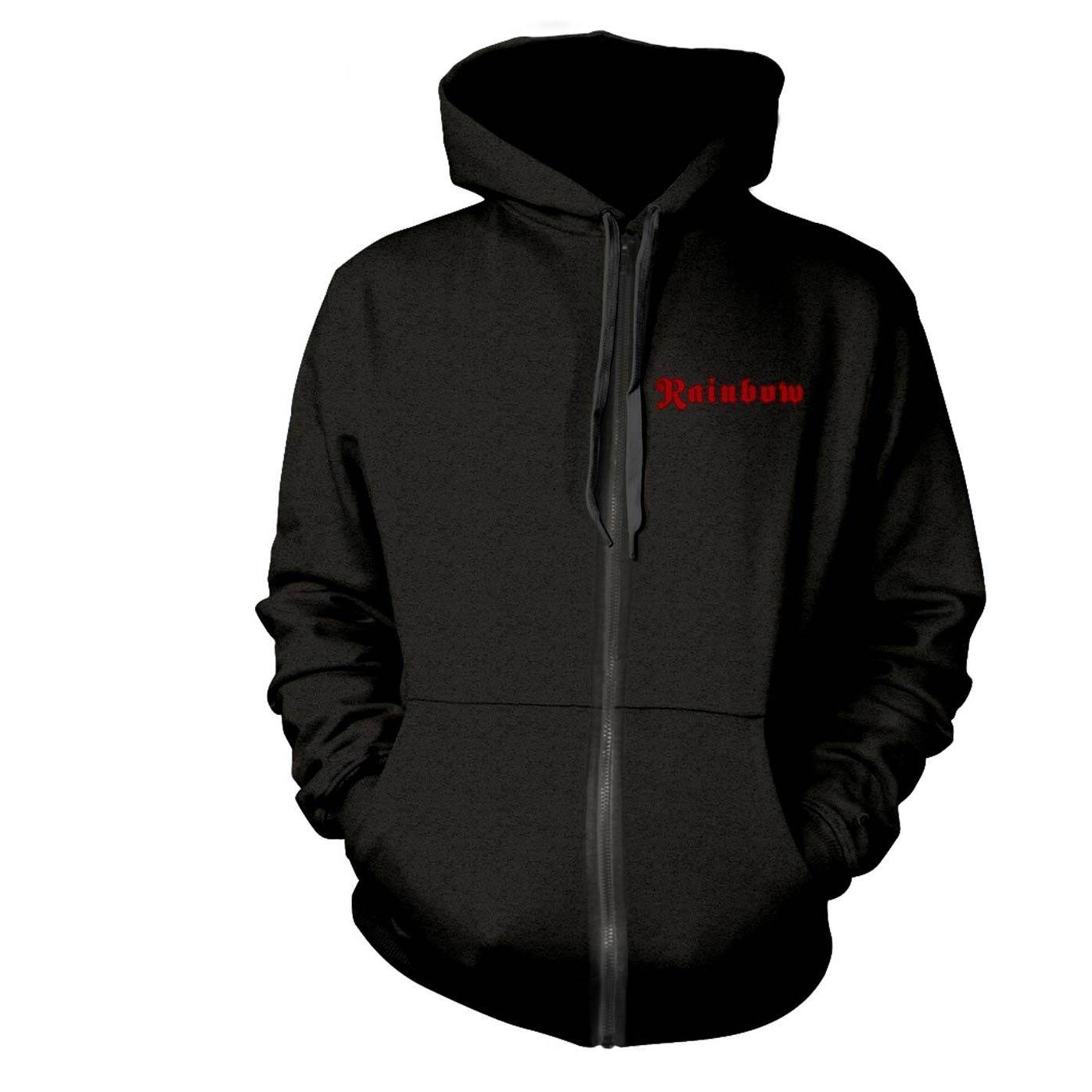 Rainbow Rising Tour 76 Zippered Hooded Sweatshirt