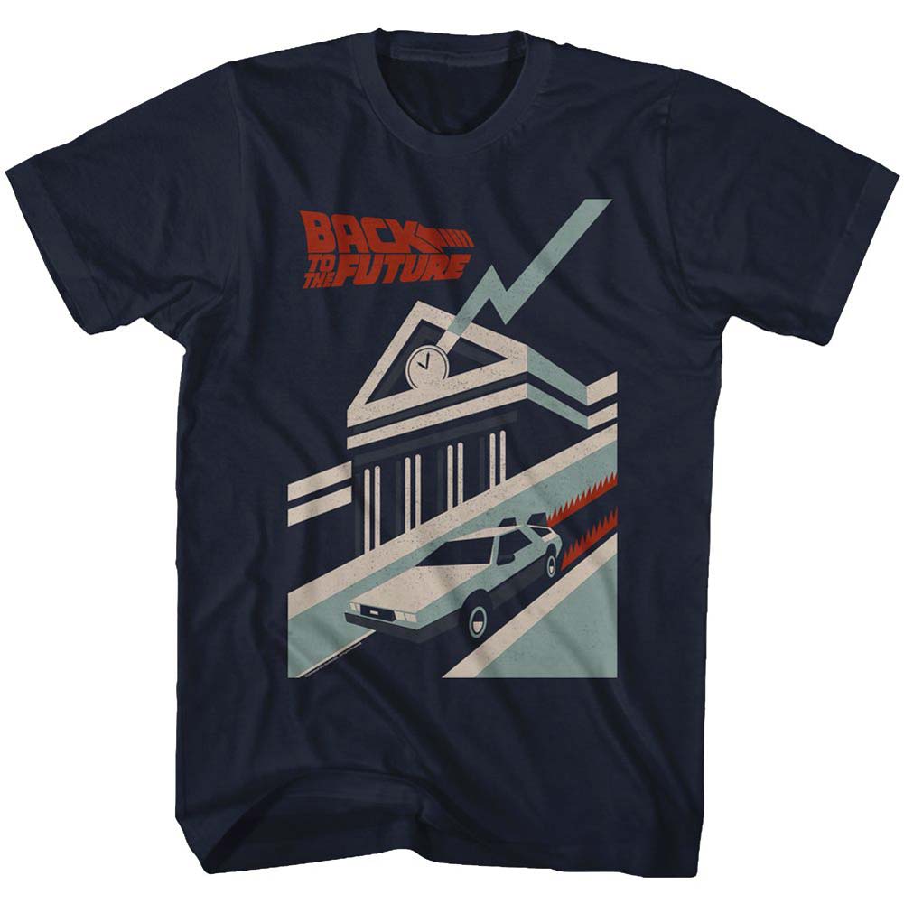 Back To The Future Simply Distressed T-shirt