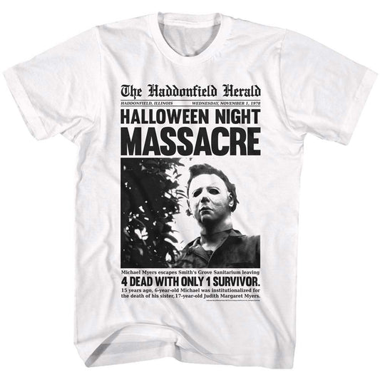 Halloween Haddonfield Herald T-shirt