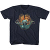Orange And Teal Youth T-shirt