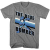 Blue Bomber Stripes T-shirt