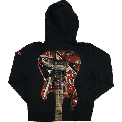 EVH Frankenstein Guitar Hoodie Zippered Hooded Sweatshirt